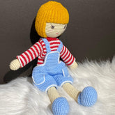 May's Hand Blue Jean Girl Crochet - Kids Haven